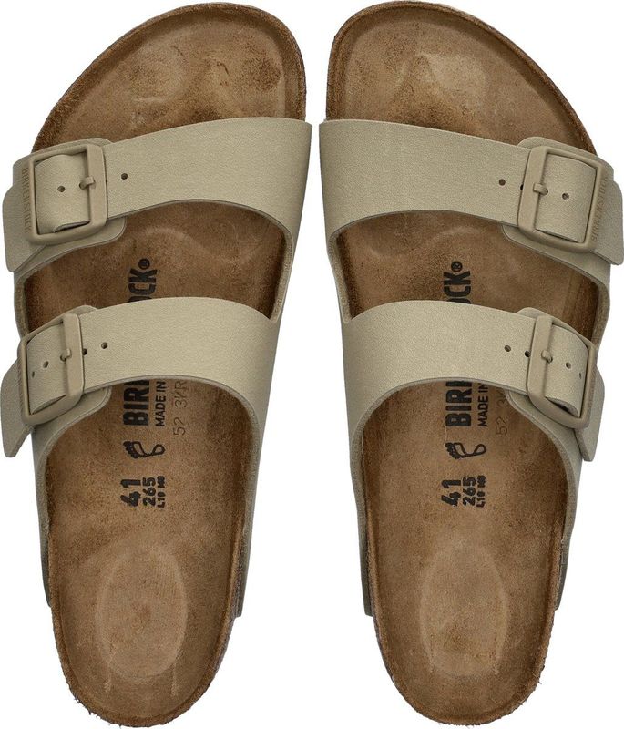 Birkenstock, Heren, Schoenen, Beige, Maat: 39 EU Leer,