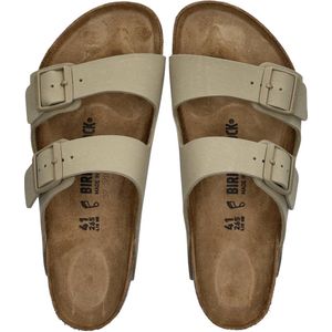 Birkenstock ARIZONA BF FADED KHAKI - Heren slippers - Kleur: Taupe - Maat: 44