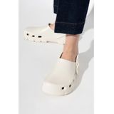 Birkenstock, Dames, Schoenen, Beige, Maat: 35 EU Vinyl,