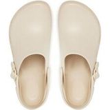 Birkenstock, Dames, Schoenen, Beige, Maat: 35 EU Vinyl,