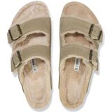 Birkenstock, Dames, Schoenen, Beige, Maat: 35 EU Suède,