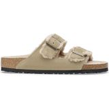 Birkenstock, Dames, Schoenen, Beige, Maat: 35 EU Suède,