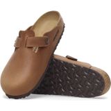 Birkenstock - Boston - Klompen - Zwart - Geolied Leer
