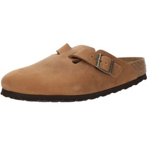 Birkenstock - Boston - Klompen - Bruin - Suède - Anatomisch Voetbed