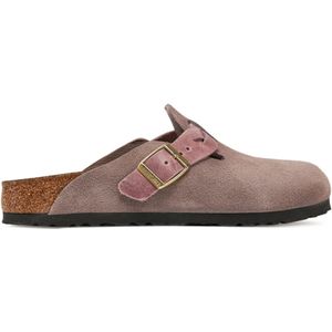 Birkenstock - Boston Braided - Klompen - Suède Leer - Bruin