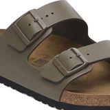 Birkenstock - Arizona - Slippers - Grijs - Leer