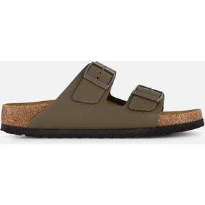 Birkenstock - Arizona - Slippers - Grijs - Leer