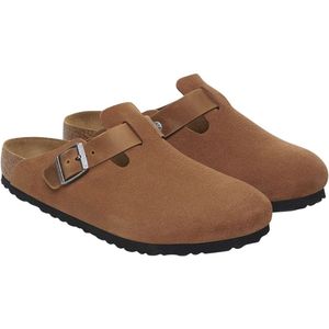 Birkenstock - Boston - Klompen - Bruin - Suède - Anatomisch Voetbed