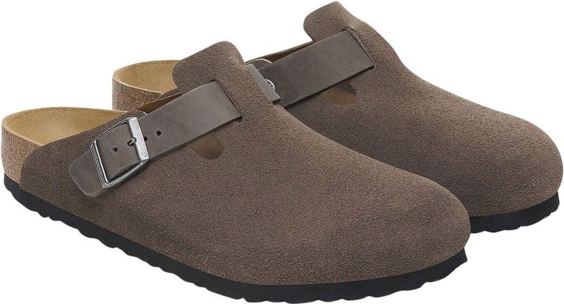 Birkenstock - Boston Flower Buckle - Slipper - Beige