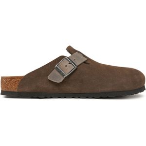 BIRKENSTOCK - Boston - Klompen - Kastanje - Leer