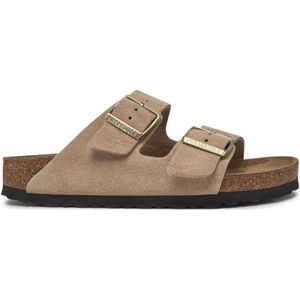 Birkenstock - Arizona - Damesslippers - Beige - Suède