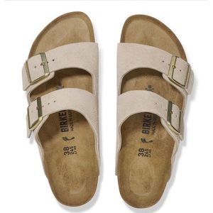 BIRKENSTOCK - Arizona - Sandalen - Neutraal - Suède Dekzool - EVA Zool