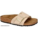 Birkenstock - Catalina - Slippers - Beige - Birko-Flor - Leer - Kurk