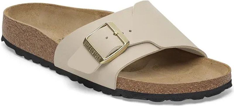 Birkenstock - Catalina - Slippers - Beige - Birko-Flor - Leer - Kurk
