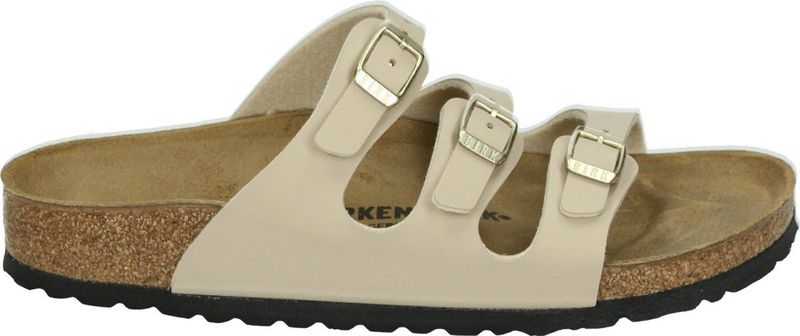 Birkenstock - Florida - Slippers - Zwart - Birko-Flor - Anatomisch Voetbed