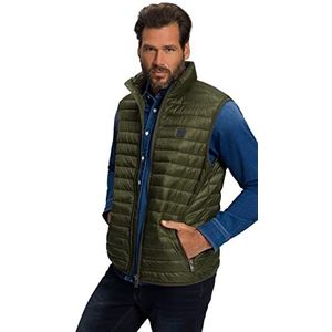 JP 1880 Heren, gewatteerd vest van polydons, mosgroen, XL, mosgroen, XL