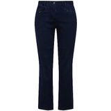 Ulla Popken Dames Mony Jeans, donkerblauw (dark blue denim), 32W / 32L