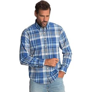 JP 1880, heren, grote maten, overhemd, MF, BD, 1, blauw, L