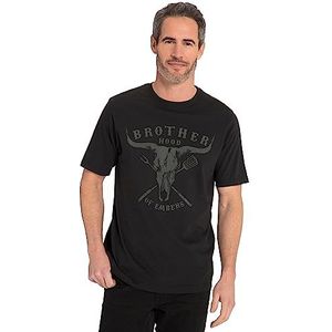 JP 1880 T-shirt barbecue pour homme, Noir, L