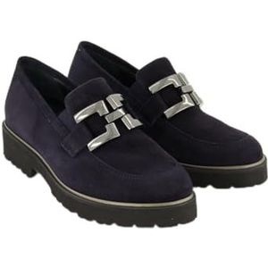 Semler - E8337 - Instappers - Blauw - Suède - Wijdte G