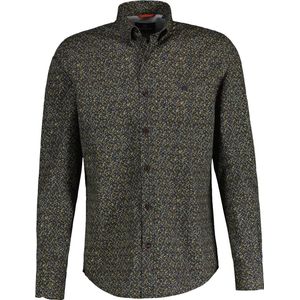 Lerros - Overhemd - Blauw - Katoen - Lange Mouwen