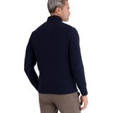 Lerros - Gebreide Trui - Blauw - Katoen/Polyacryl