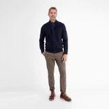 Lerros - Gebreide Trui - Blauw - Katoen/Polyacryl