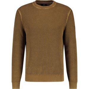 LERROS - Gebreide Pullover - Katoen - Ronde Hals - Grof Breisel