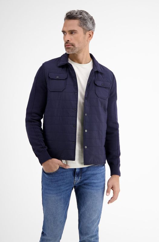 Lerros - Sweatvest - Heren - 485 CLASSIC NAVY - Katoen - 2325522