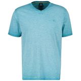 Lerros T-shirt V Hals Shirt Vervaagd Gemeleerd 2343150 418 Mannen