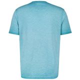 Lerros T-shirt V Hals Shirt Vervaagd Gemeleerd 2343150 418 Mannen