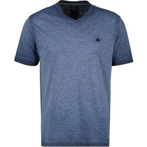 Lerros - T-shirt - Regular Fit - Katoen - V-hals - Korte Mouwen
