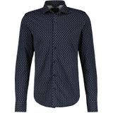 Lerros - Overhemd - Donkerblauw - 100% Katoen - All-Over Print