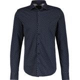 Lerros - Overhemd - Donkerblauw - 100% Katoen - All-Over Print