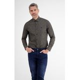 Lerros - 485 CLASSIC NAVY - Lange Mouw Overhemd - Heren - Katoen