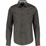 Lerros - 485 CLASSIC NAVY - Lange Mouw Overhemd - Heren - Katoen