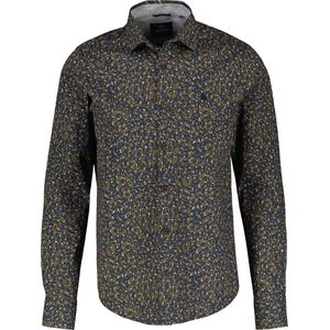 Lerros - 485 CLASSIC NAVY - Lange Mouw Overhemd - Heren - Katoen