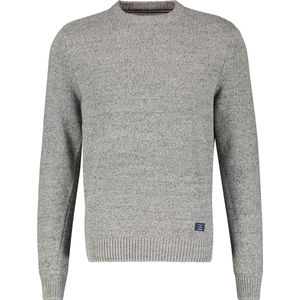 Lerros - Ronde hals Trui - Heren - 259 PLATINUM GREY - Katoen - 2395018