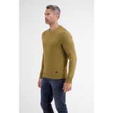 Lerros - Ronde hals Trui - Heren - 259 PLATINUM GREY - Katoen - 2395018