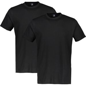 Lerros T-shirt 2 Pack T Shirts Ronde Hals 2003014 290 Black Mannen
