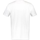 T-shirt - Wit - 100% Katoen - V-hals - Korte Mouwen