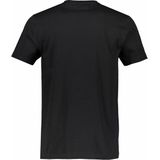 Overhemden - Black - 100% Katoen - V-hals Korte Mouwen Regular Fit