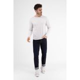 Jeans - Effen - Blauw Denim - Slimfit - Lang