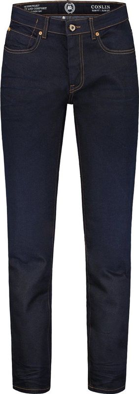 Jeans - Effen - Blauw Denim - Slimfit - Lang