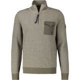 Lerros Lange mouw Trui - 2385405 659 AGED OLIVE