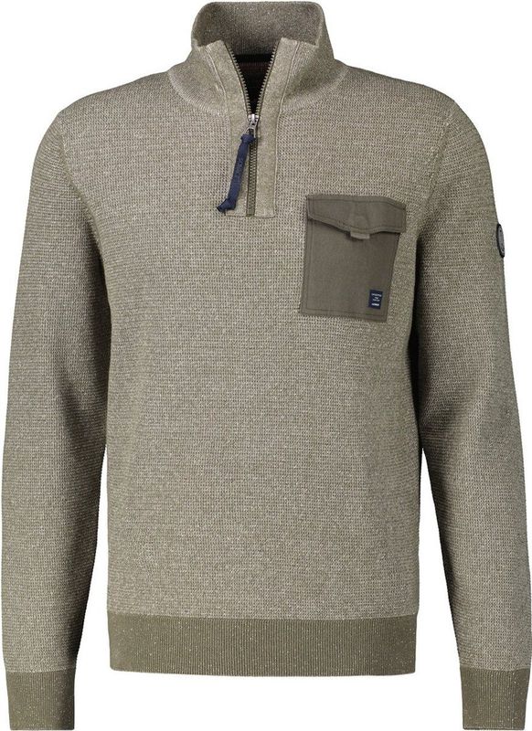 Lerros Lange mouw Trui - 2385405 659 AGED OLIVE