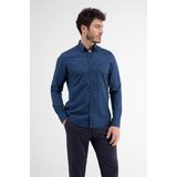 Lerros - Poplin Overhemd - Blauw - Katoen - Lange Mouwen