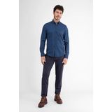 Lerros - Poplin Overhemd - Blauw - Katoen - Lange Mouwen