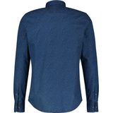 Lerros - Poplin Overhemd - Blauw - Katoen - Lange Mouwen