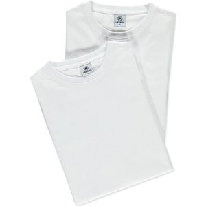 Lerros - T-shirt - Heren Wit - Katoen - 2003014 (2Pack)